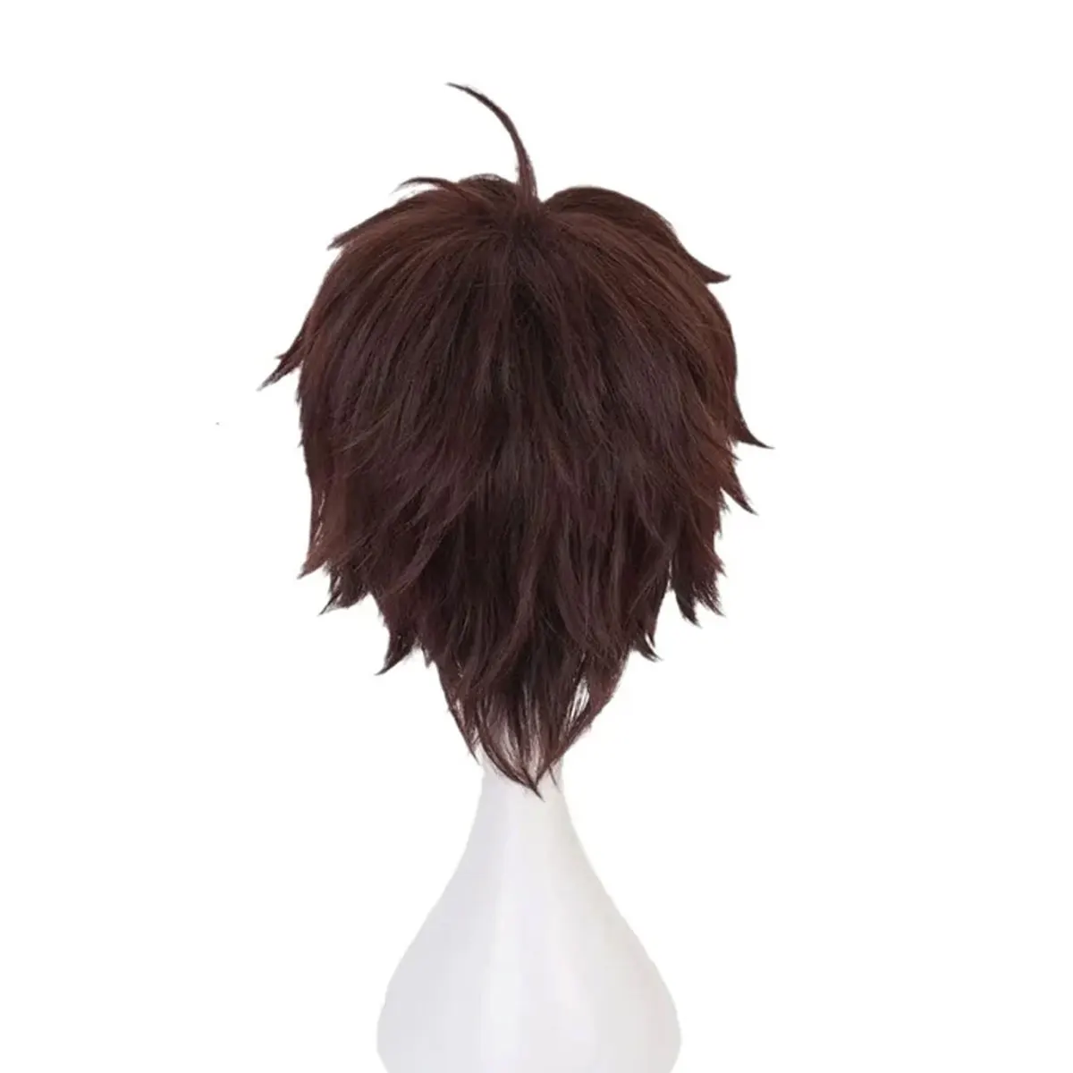 Volleyball Boy and Kawabata Cosplay Wig with Short Hair Curled Up Synthetic Fiber Wig image 6