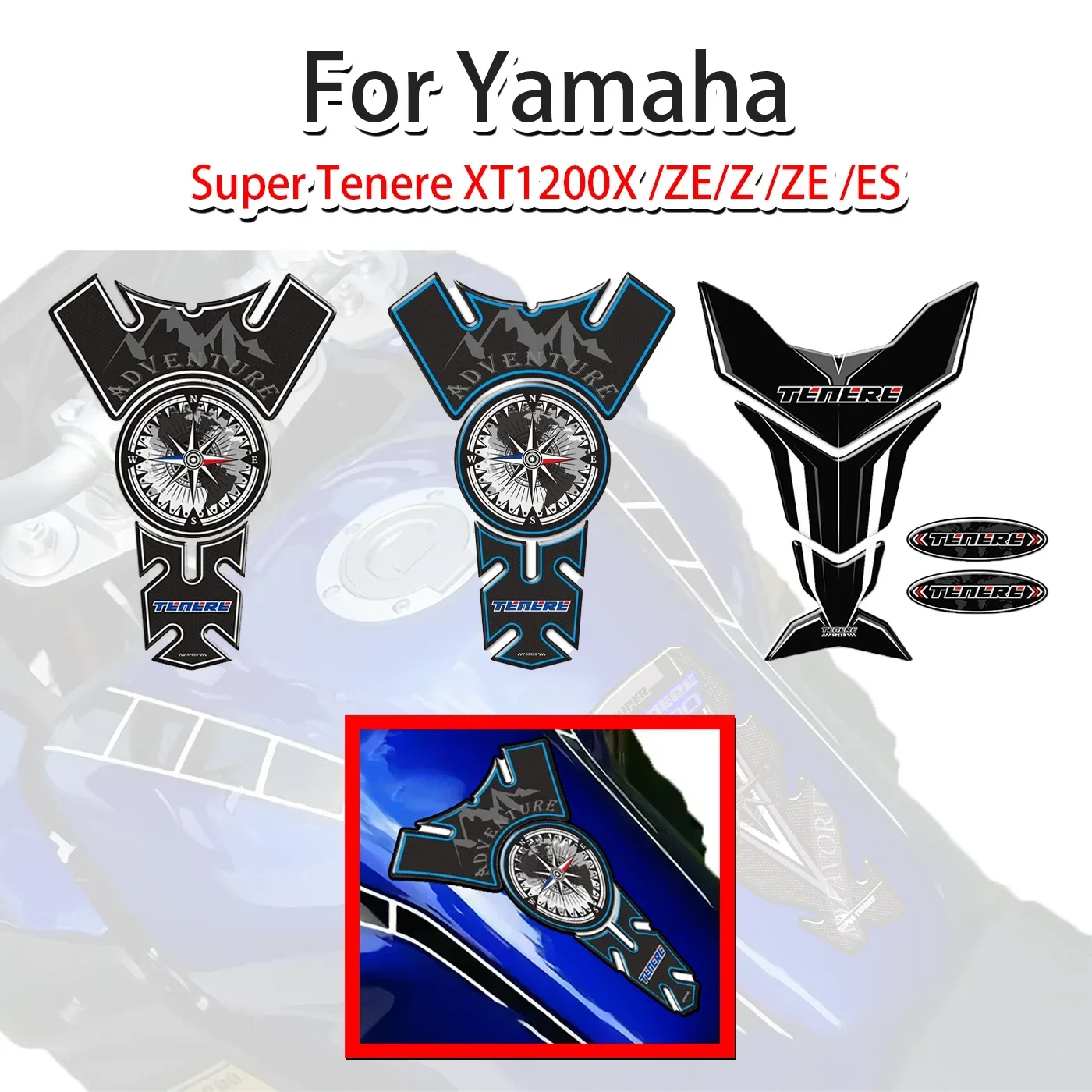 Motorcycle Decal 2019-2021 For YAMAHA SUPER TENERE 1200 XT DX Z XT1200ZE XT1200Z Kit Trunk Luggage Cases Tank Pad Protector