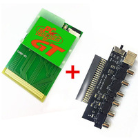 PCE pc engine console game card TURBO 600 IN 1 and RGBS Card Video Booster RGBS Signal Output Audio Output