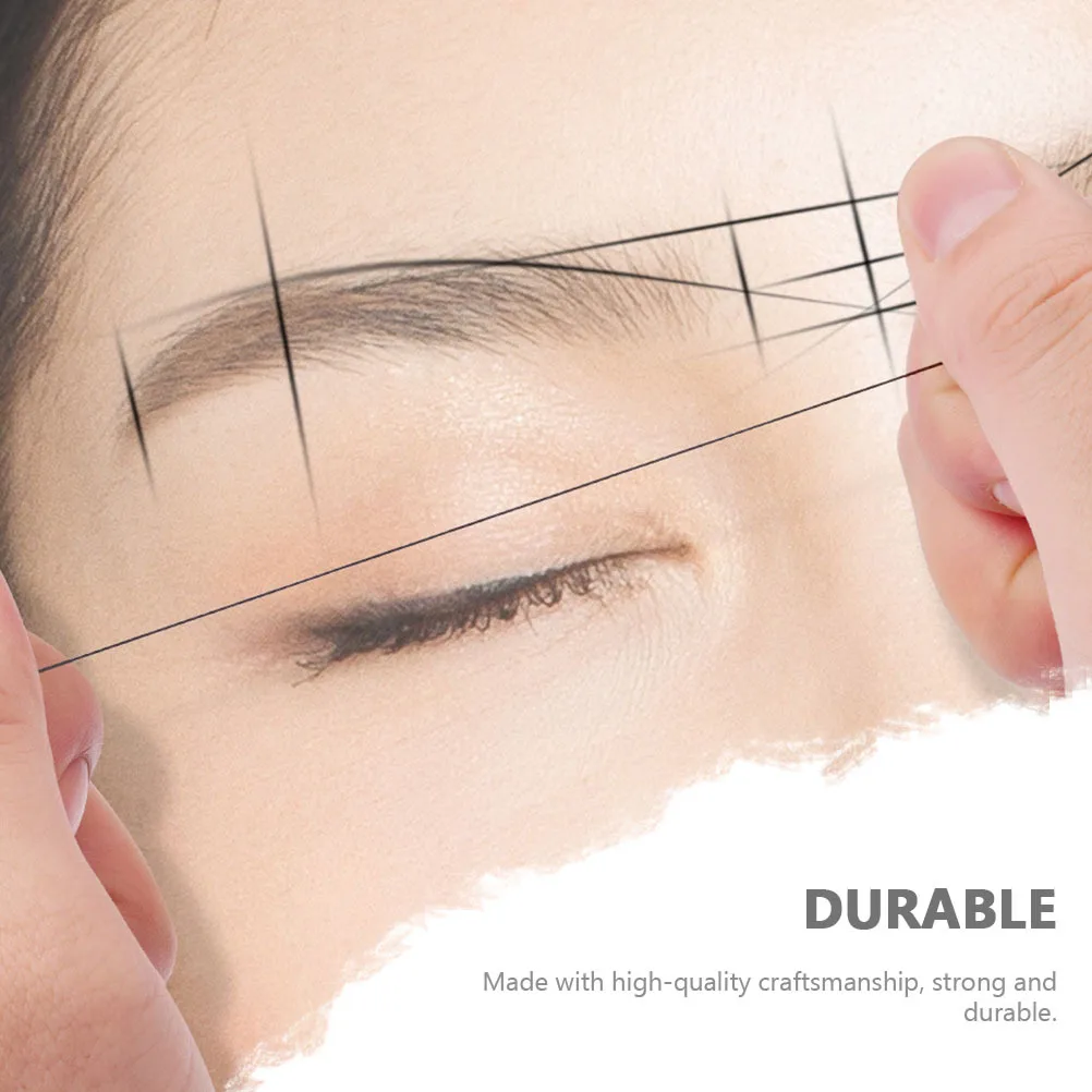 

2pcs Microblading String Ruler For Eyebrow Mapping Measuring Tool Small Lightweight Durable Makeup Supply Professional Salon