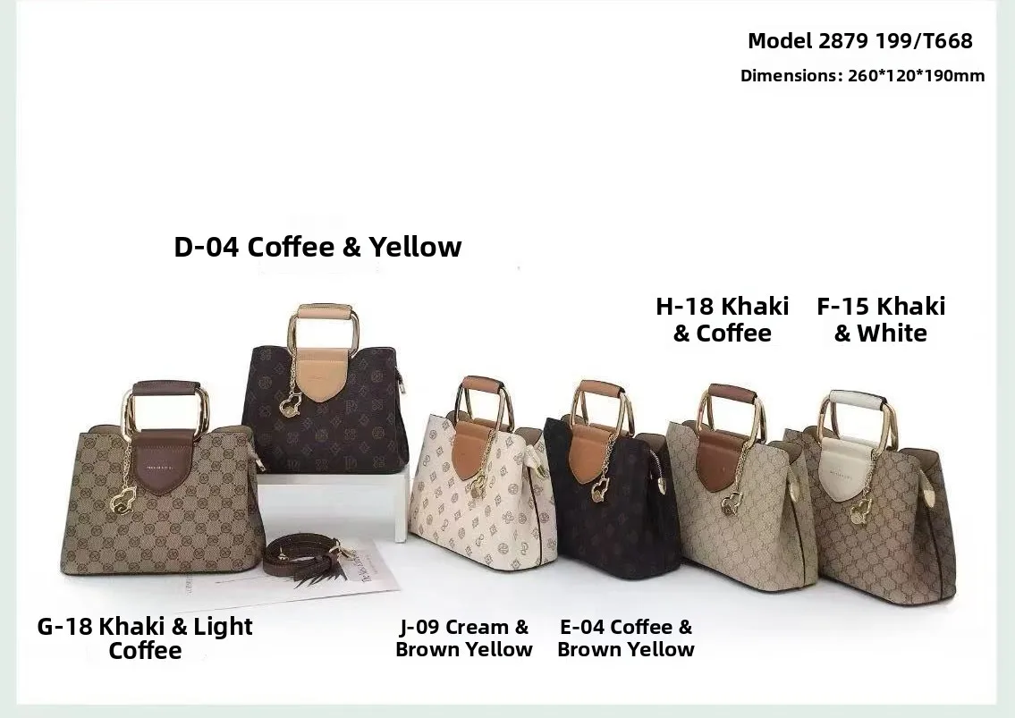 

Faionable Printed Handbag New Sle Commuter Women's Bag Simple Match Soft Handle Briti Sle Casual oulder Crossbody