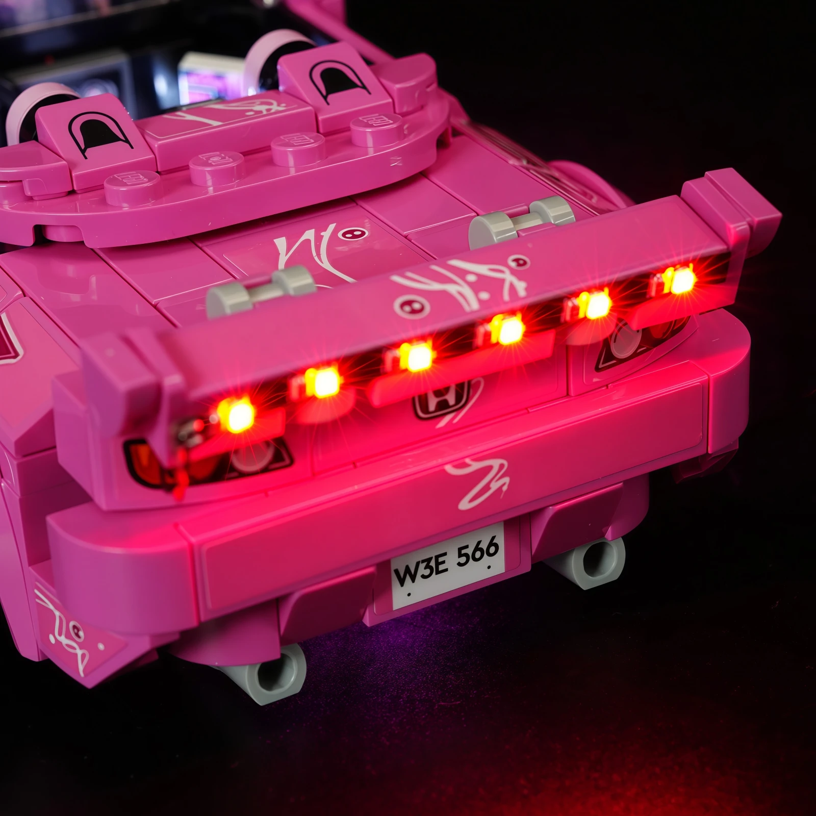 MAXCXT LED Light For LEGO 77241 Speed Champions 2 Fast 2 Furious Honda S2000 DIY Decorative Lamp Not Include Building Blocks Set view 6