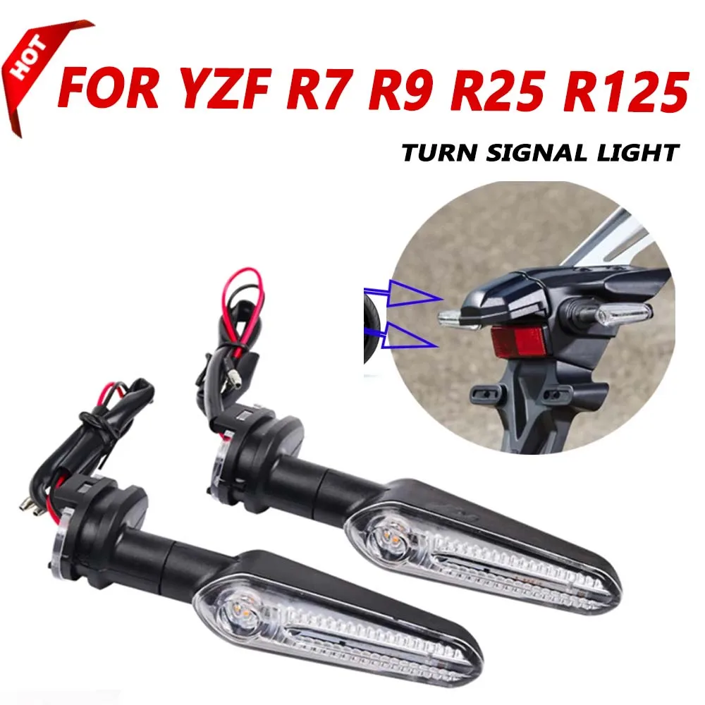 

For YAMAHA YZF R7 R9 R25 R125 YZFR7 YZFR25 YZF-R125 Motorcycle Parts Front Rear Turn Signal Indicator Directional Flasher Lamps