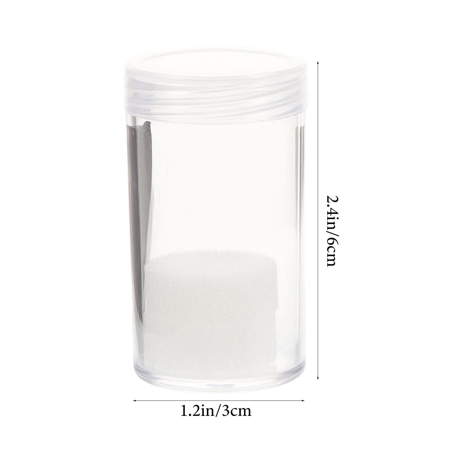 2 Pcs Coin Storage Tubes Holder Coins Collecting Container Whole Volume Supplies