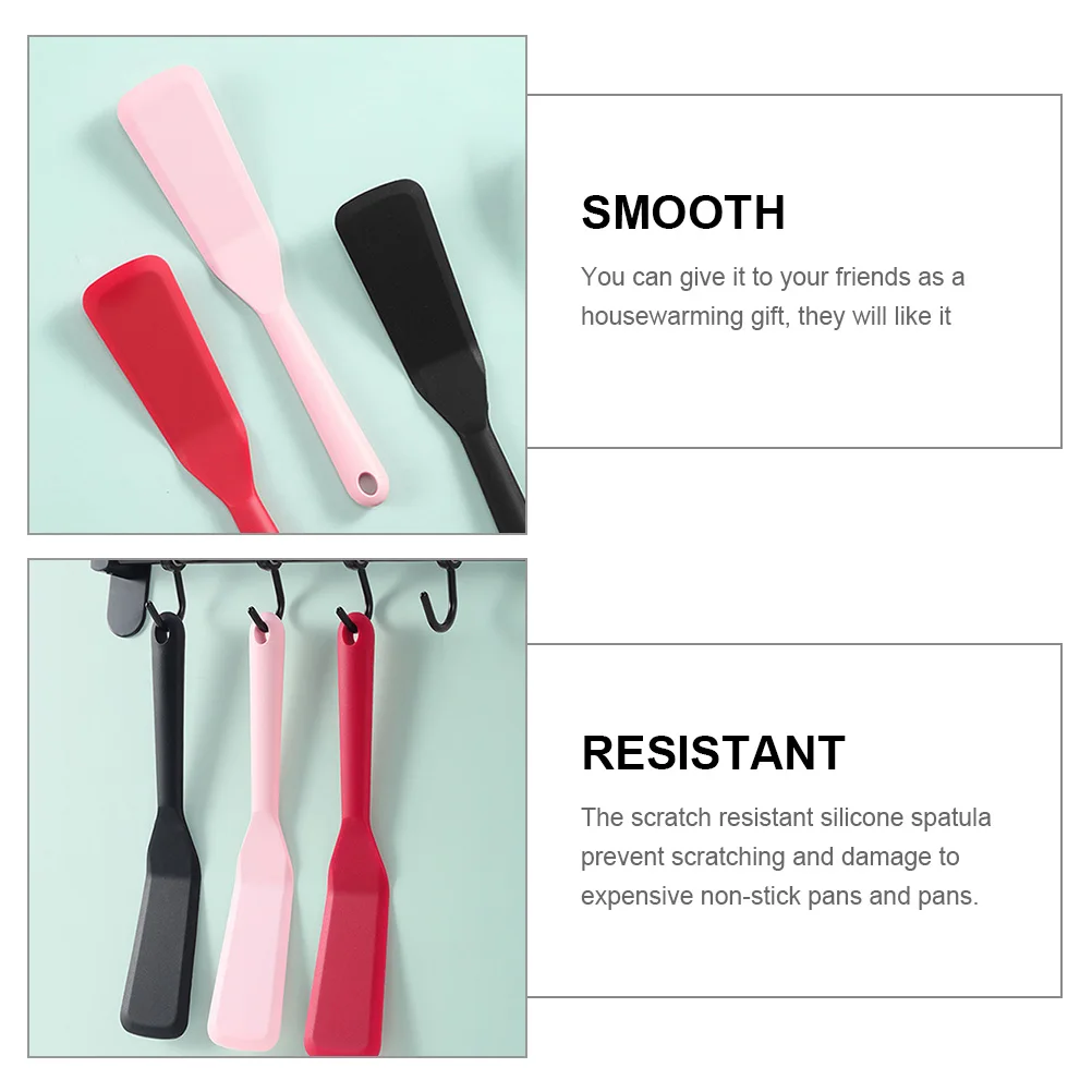 

Silicone Cooking Non Stick Heat Resistant Kitchen Spatula For Wok Pancake Frying Portable Reusable Household Multi-Function Fish