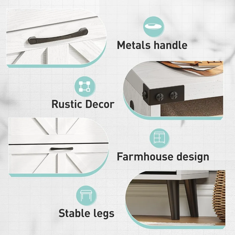 슬림형 신발 수납장, 이중 서랍과 개방형 선반으로 좁은 공간에도 적합