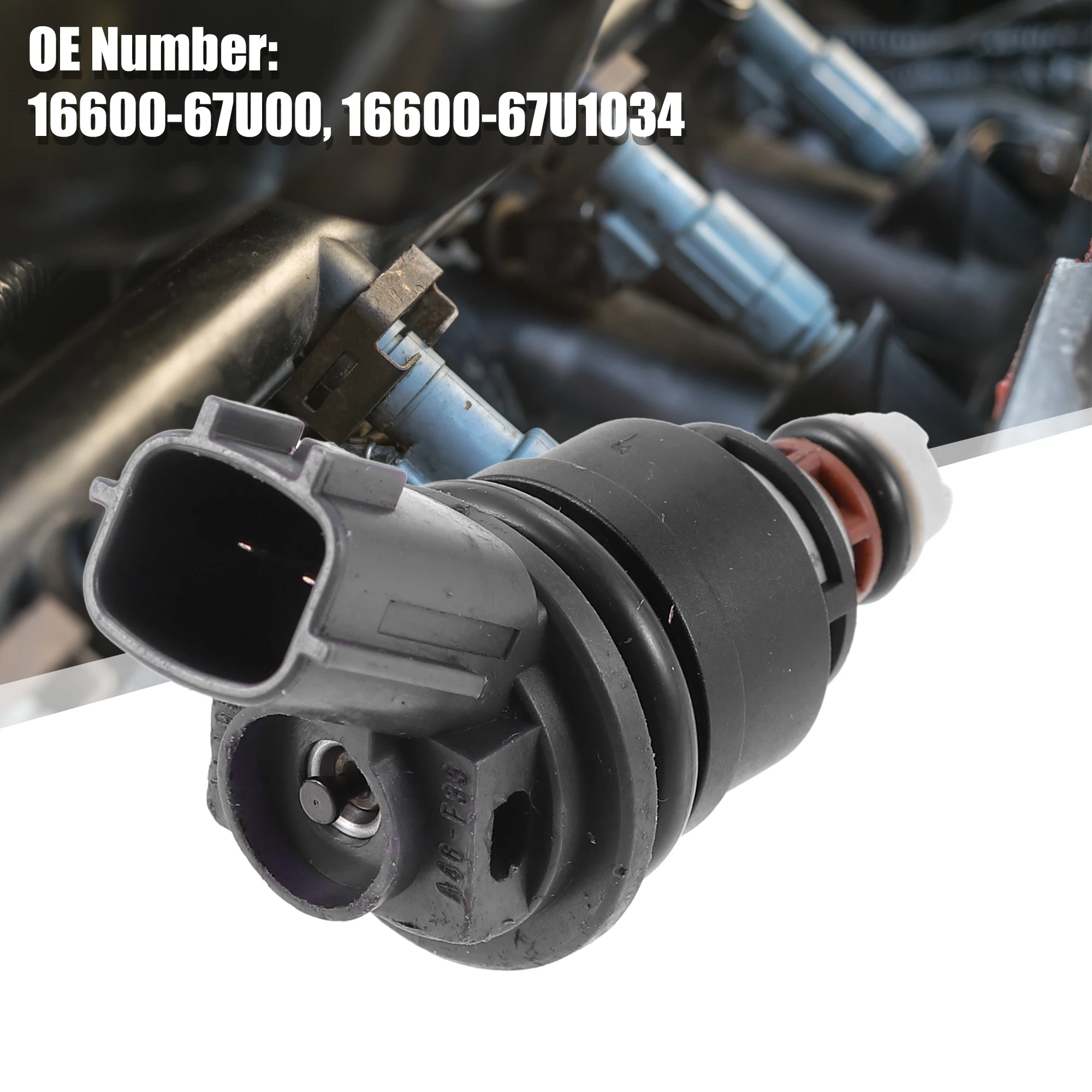 

UXCELL 4 Pcs 16600-67U00 Fuel Injector for Nissan 240SX Silvia 2.0L 2.4L 1991-1998