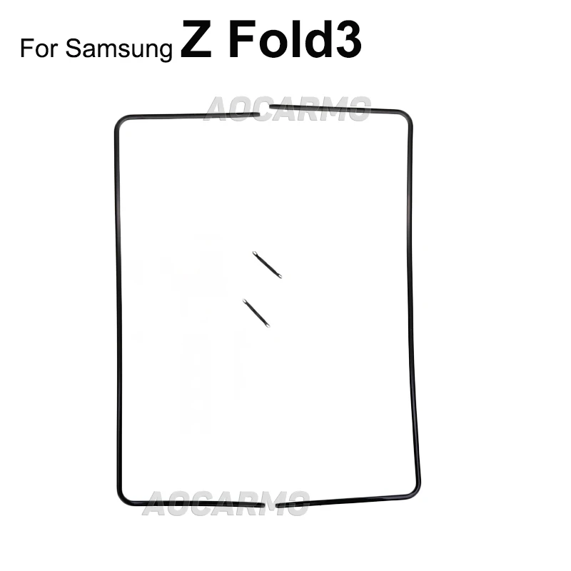 Aocarmo For Samsung Galaxy Z Fold 2 3 4 5 6 Fold 7 Fold6 Front Screen Stand Middle Bezel Frame LCD Display Bracket Plastic Hoder image 2