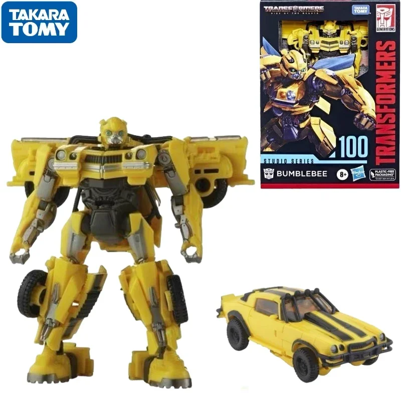 

In Stock Transforming toys SS Series SS100 Yellow Bee TF7 Rise of The Beasts Action Figure Toy Collection Gift