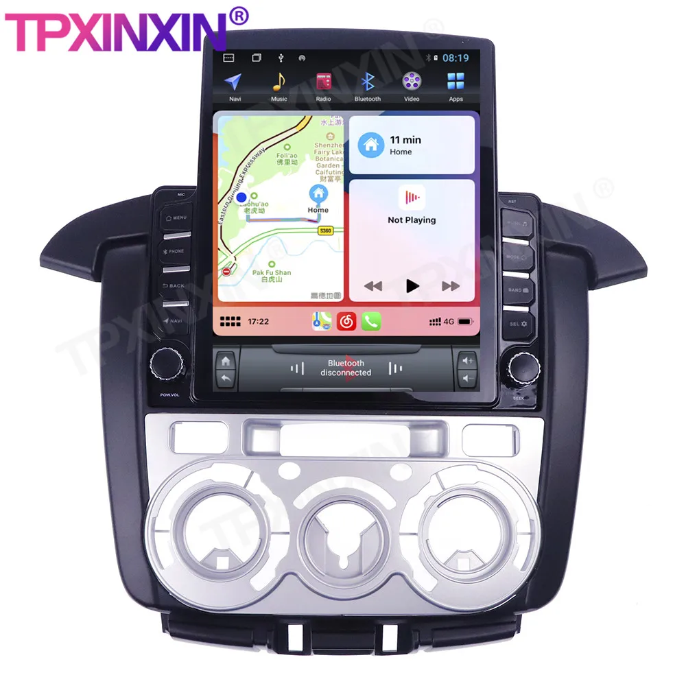 6+128G For Toyota Innova 2008-2014 Manual Android 10 GPS IPS Car Multimedia Player Head Unit Audio Radio Navigtion Tape Recorder