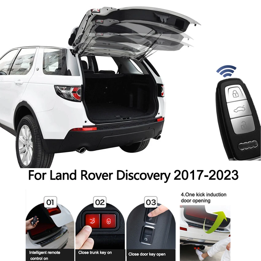 

Для Land Rover Discovery 2017-2023, открывающийся багажник, электрическая задняя дверь, интеллектуальная задняя дверь, подъемная задняя коробка, датчик удара ног