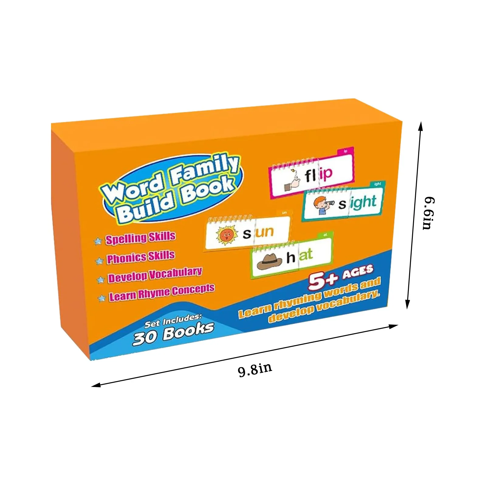 Kid Vocabulary Flashcard Help Child Build Basic Reading Skill Funny Interactive Learning Educational Game Kid-Friendly Design