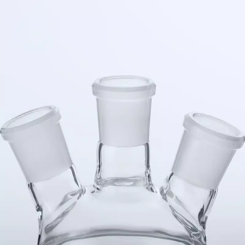 Three-neck jacketed reaction flask double-layer reactor glass jacketed reaction flask 50/100/250/500/1000/2000/3000/5000ml