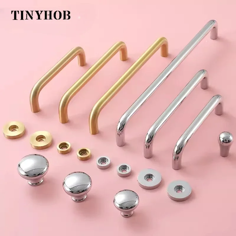 Minimalism Brass Bright Chrome Long Furniture Handles Wardrobe Kitchen Cupboard Cloakroom Bedside Cabinet Handle/ Shoe Cabinets