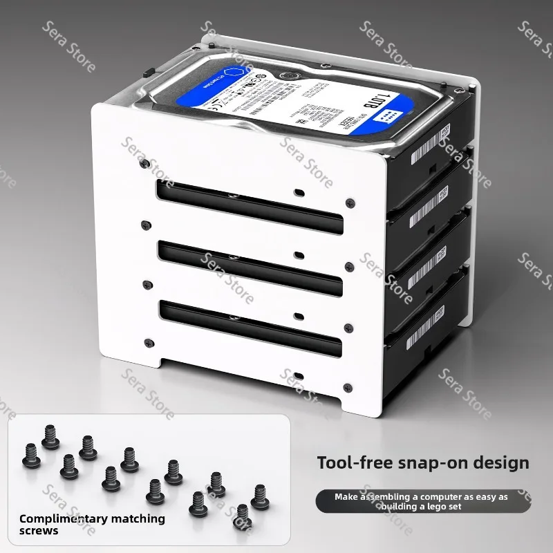 Mechanical hard disk metal Support Support 3.5 inch solid state drive expansion rack Computer 2.5SSD with multi-layer screws