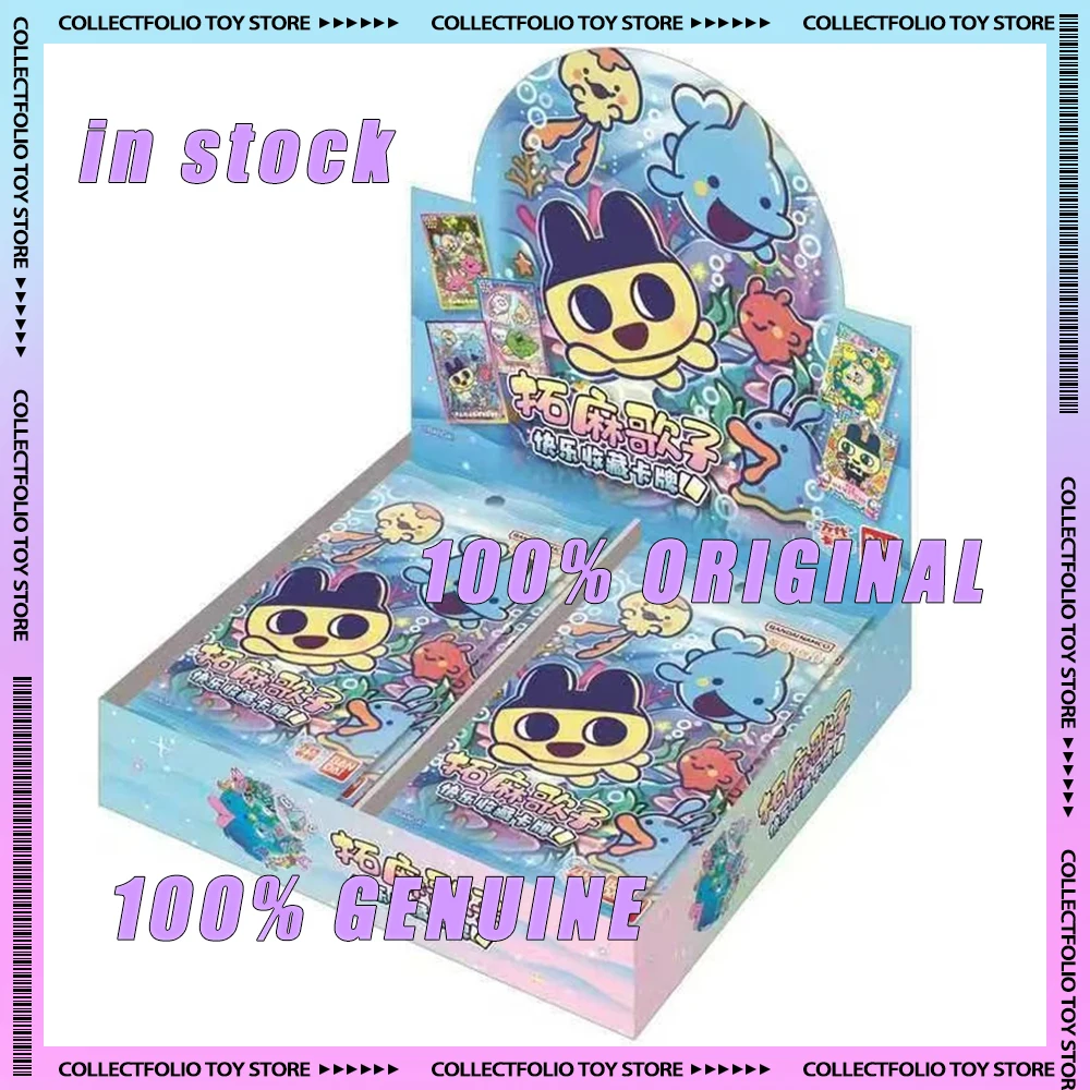 

In Stock New BANDAI Tamagotchi Happy Collection Card TCG Booster Box Game Cards Rare USSR USR Child Toy Collectible Card