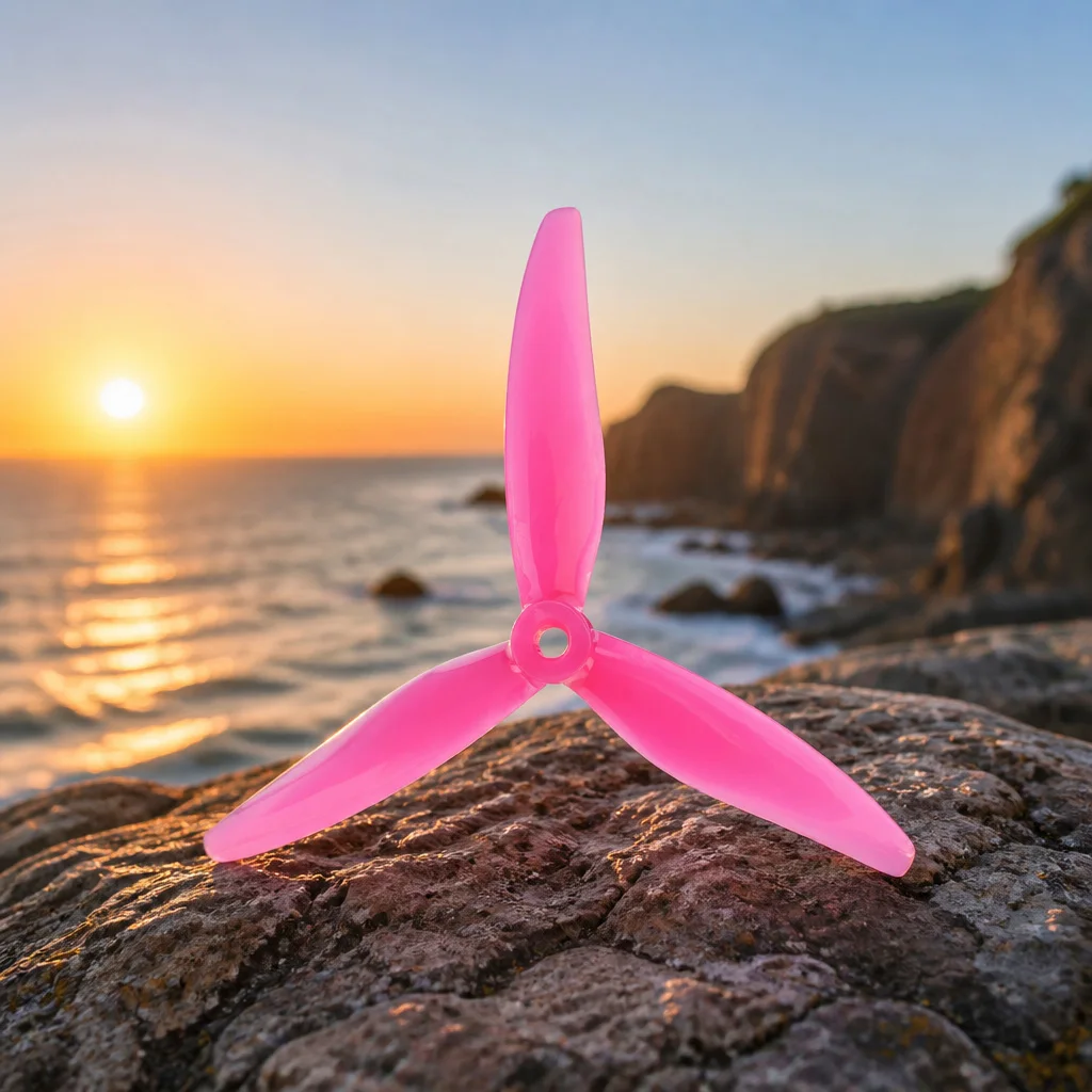 8 Paar Gemfan 6033 3-Blatt PC-Propeller mit 5mm Loch für 2207 2506 2407 Brushless Motor Renndrohnen Ersatz DIY Ersatzteile – Detail 9