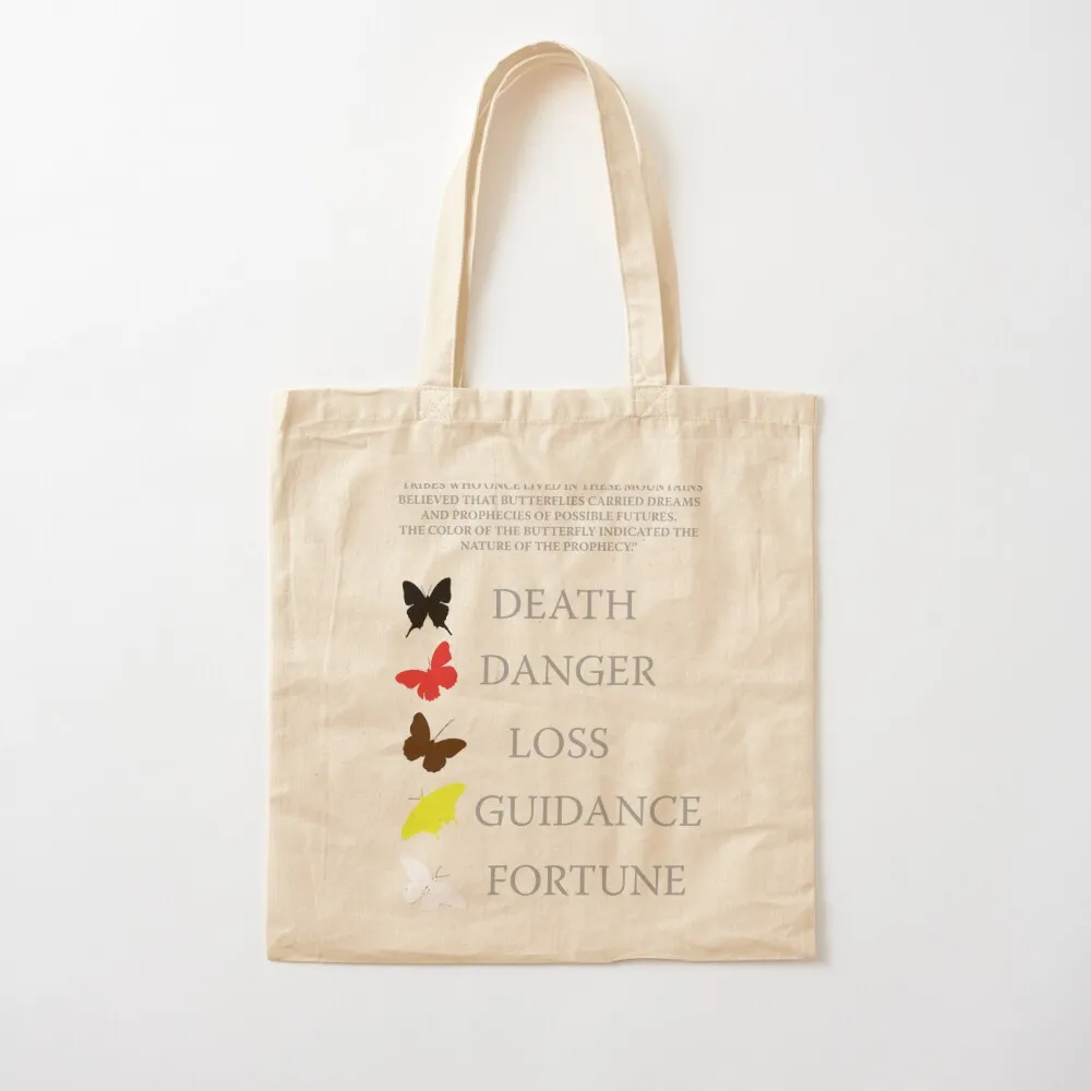 

Totembutterflies meanings - until dawn Tote Bag Women's bag Gift bags Handbags shopper bags Canvas Tote Bag