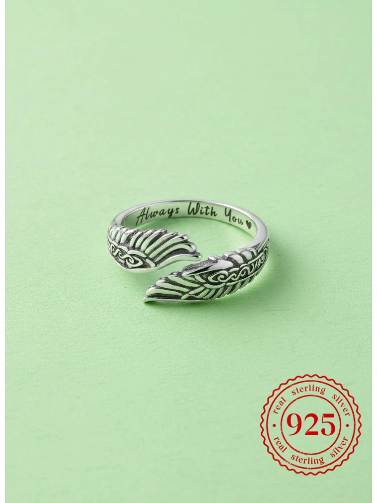 

925 Sterling Silver JamesAvery Vintage Wings Rings for Women Anniversary Engagement Wedding High Quality Fine Jewelry Gift
