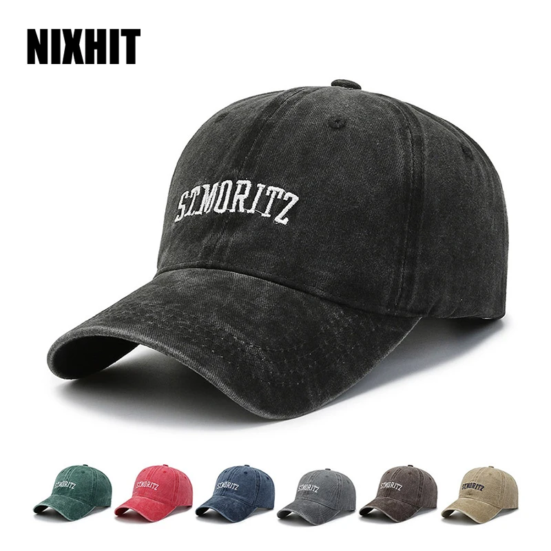 

NIXHIT Retro Embroidery Do the Old Men's Cap Women Baseball Caps Trucker Travel Outdoor Sports Hiking Fishing Climbing Hat A263