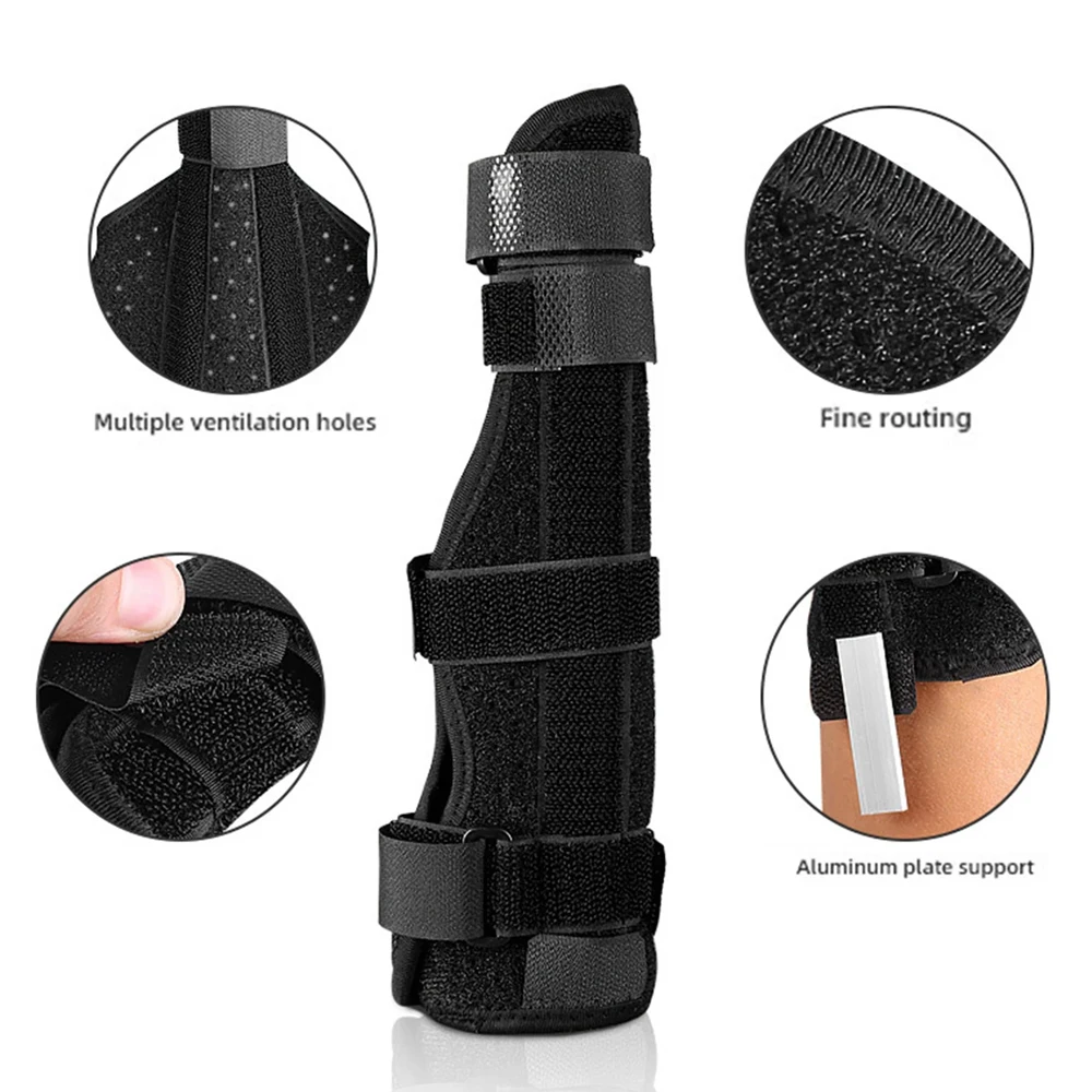 1PCS Boxer Finger Splint - Supports Pinky,Middle Metacarpals & Knuckles - Straightening for Trigger Finger,Broken,Tendonitis