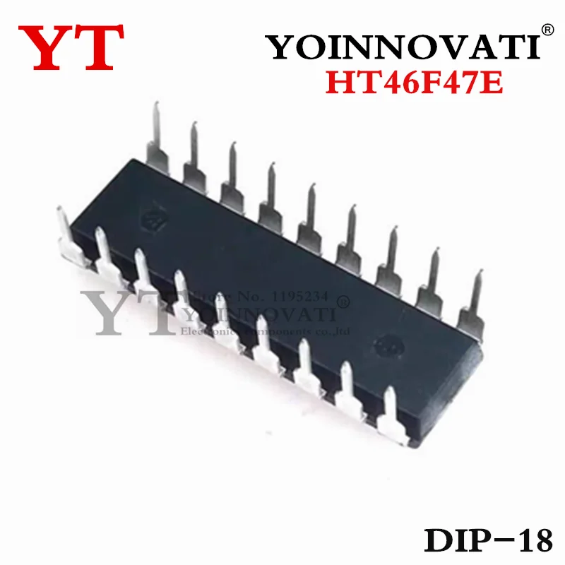 10PCS HT46F47E HT46F47 46F47 DIP18