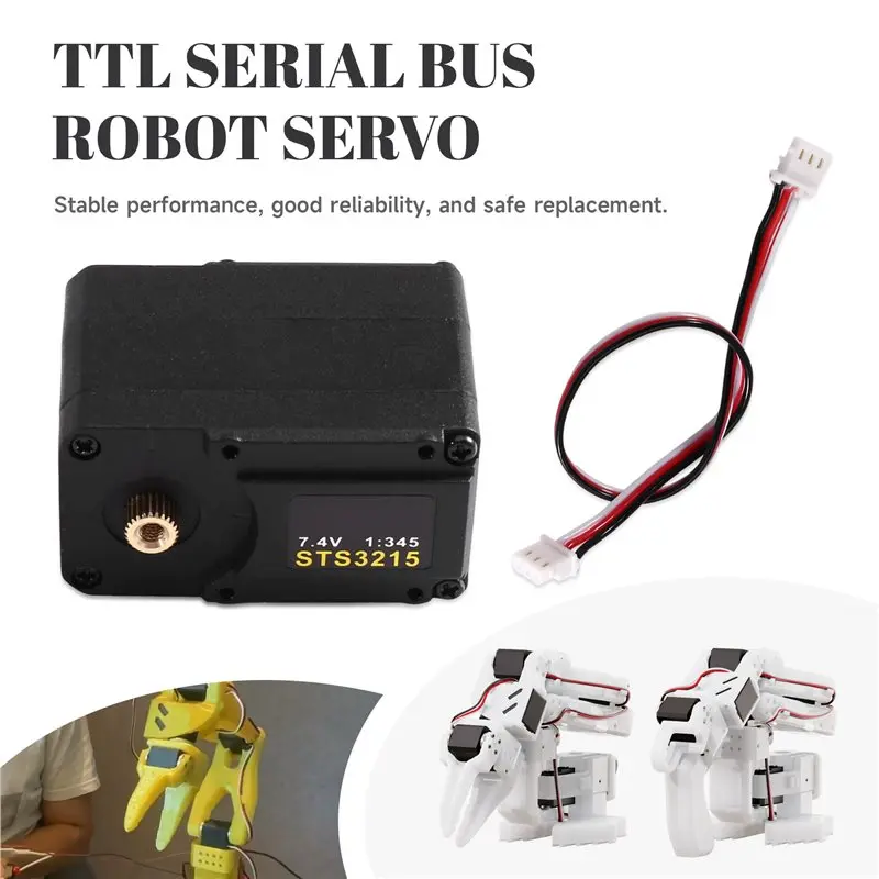 Y47A STS3215-C001 19KG 7.4V Dual Axis TTL String for Servo, TTL Serial Bus Robot for Servo for SO-ARM100 Robotic , High Torque,