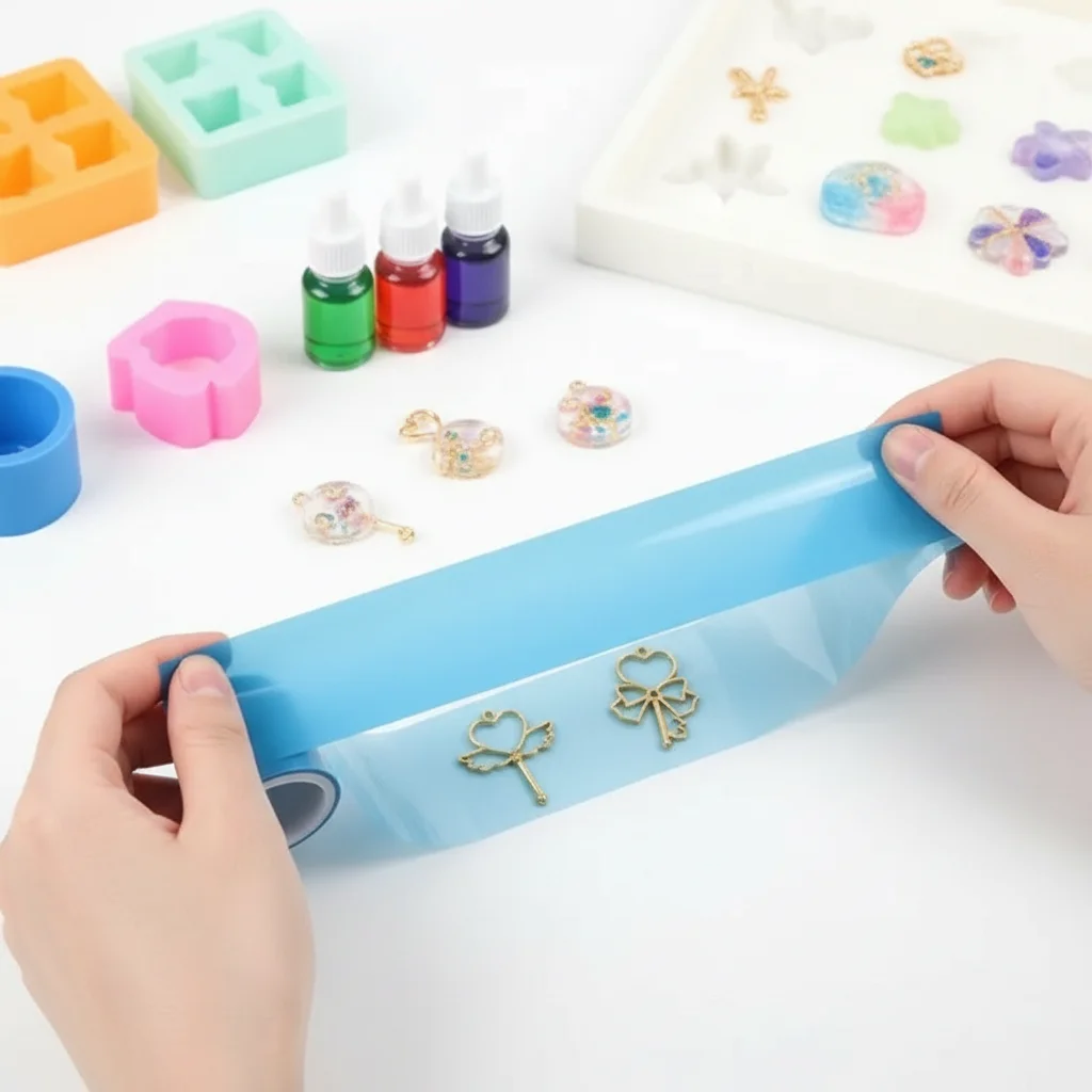 Seamless Paper Tape for DIY Crystal Adhesive Leak-Proof Metal Frame UV Epoxy Resin Jewelry Making Tool