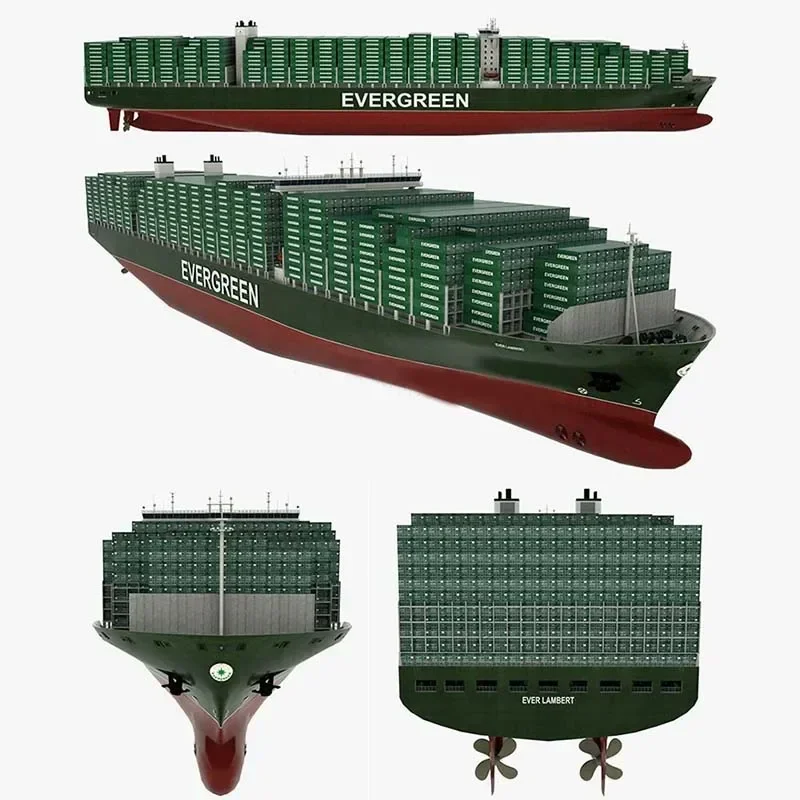 Transport Ship Model Ornaments High-quality Finished Container Ship Models Collection of Customized Gifts Exquisite Ship Models