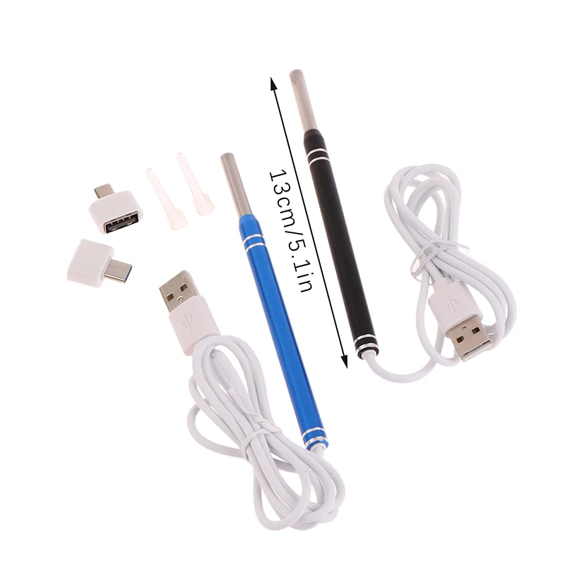 HD Visual Ear Cleaning Tool Mini Camera Otoscope Ear Health Care USB Ear Cleaning Endoscope For Windows PC Phones