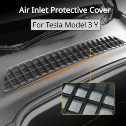 Insect-proof Net for Tesla Model 3 Y Air Intake Cabin Debris Filter Air Inlet Vent Grill Covers Anti-fouling Net Car Accessories