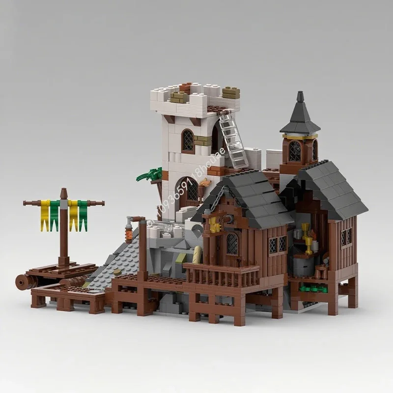 

1094pcs MOC Port Azul Pirates Building Blocks Christmas Toy To Develop Patience And Concentration Creative Children Birt Gift