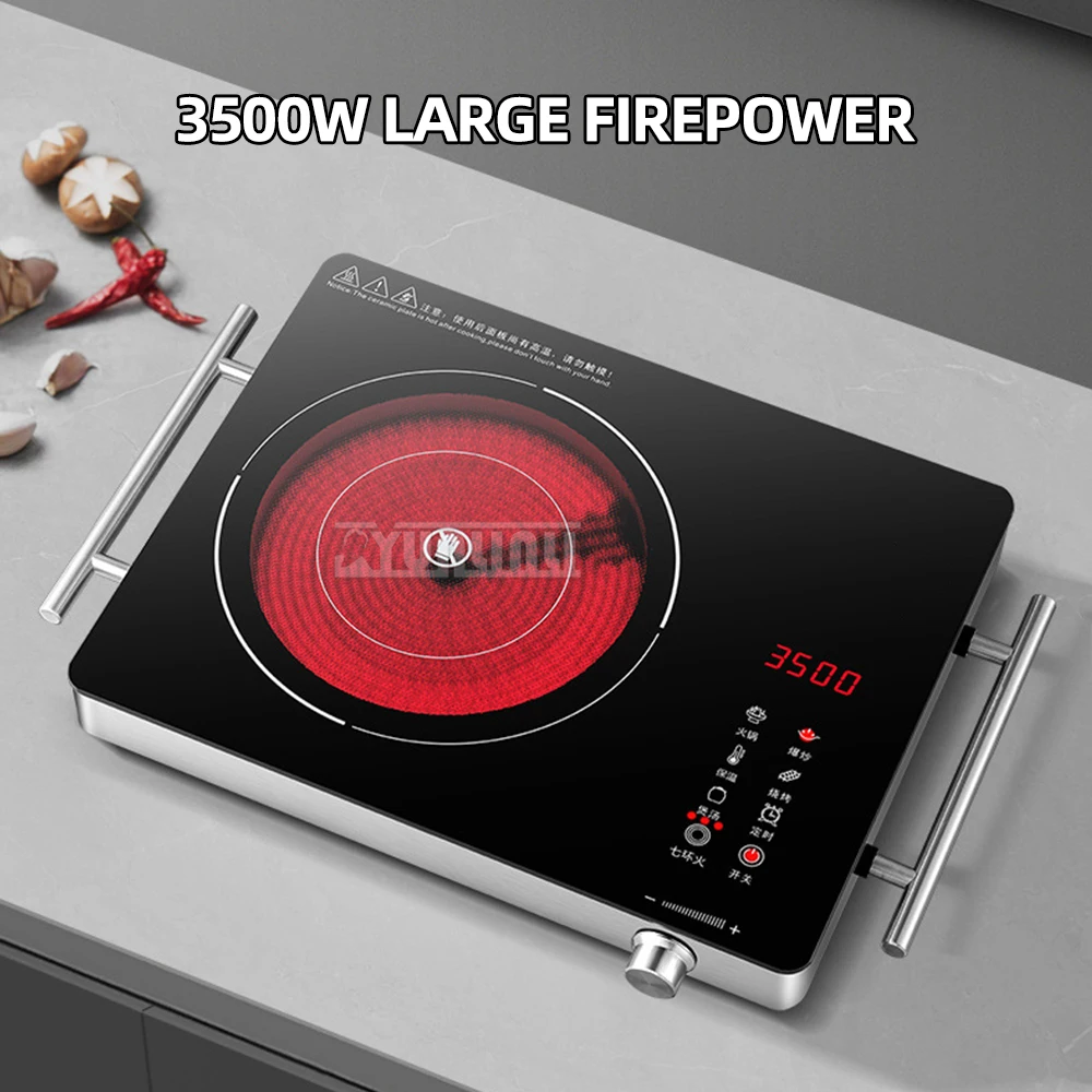 Electric Ceramic Cooker Intelligent Induction Cooker Infrare Heating Furnace 3500W High Power