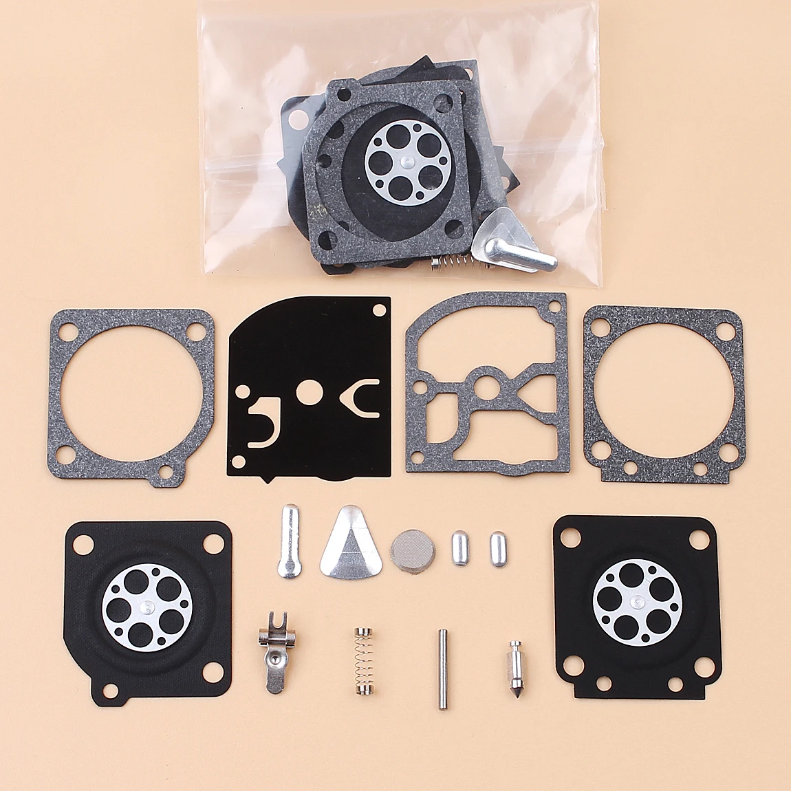 2 Carburetor Diaphragm Repair Kit For STIHL 020 020T MS191 MS192T MS200 MS200T HUSQVARNA 113LD 123C 123L 322L 323L Zama C1Q Carb