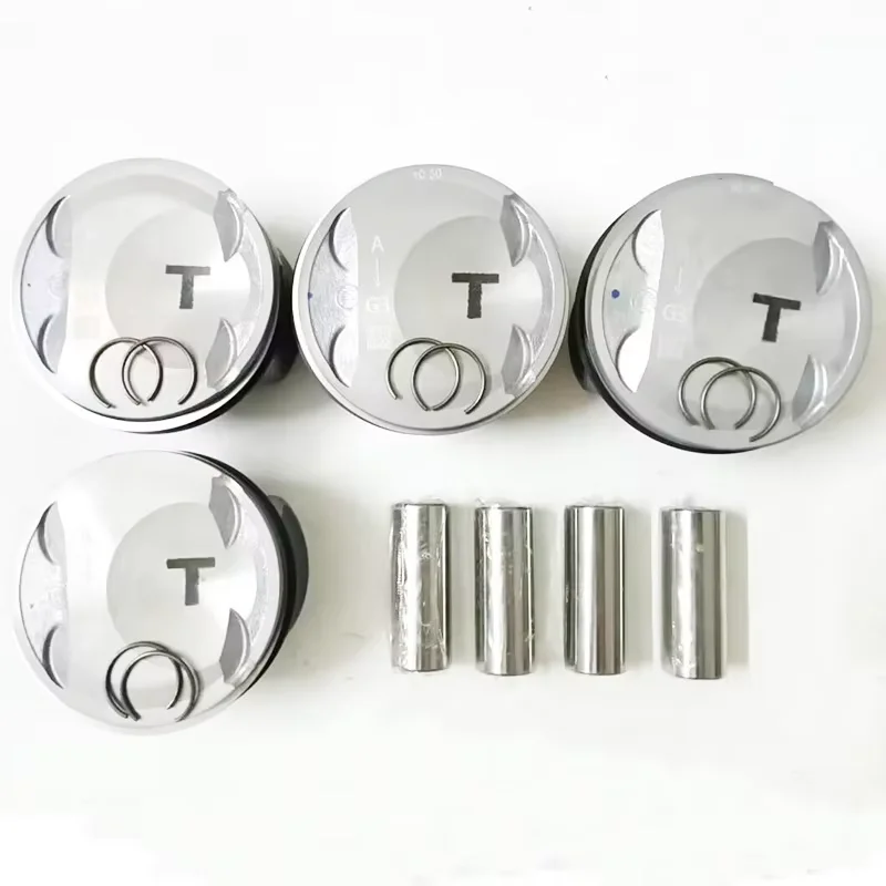 4PCS G4KH Pistons &Ring 23410-2G400 for Optima SPORTAGE 2011-2013 2.0L TURBO