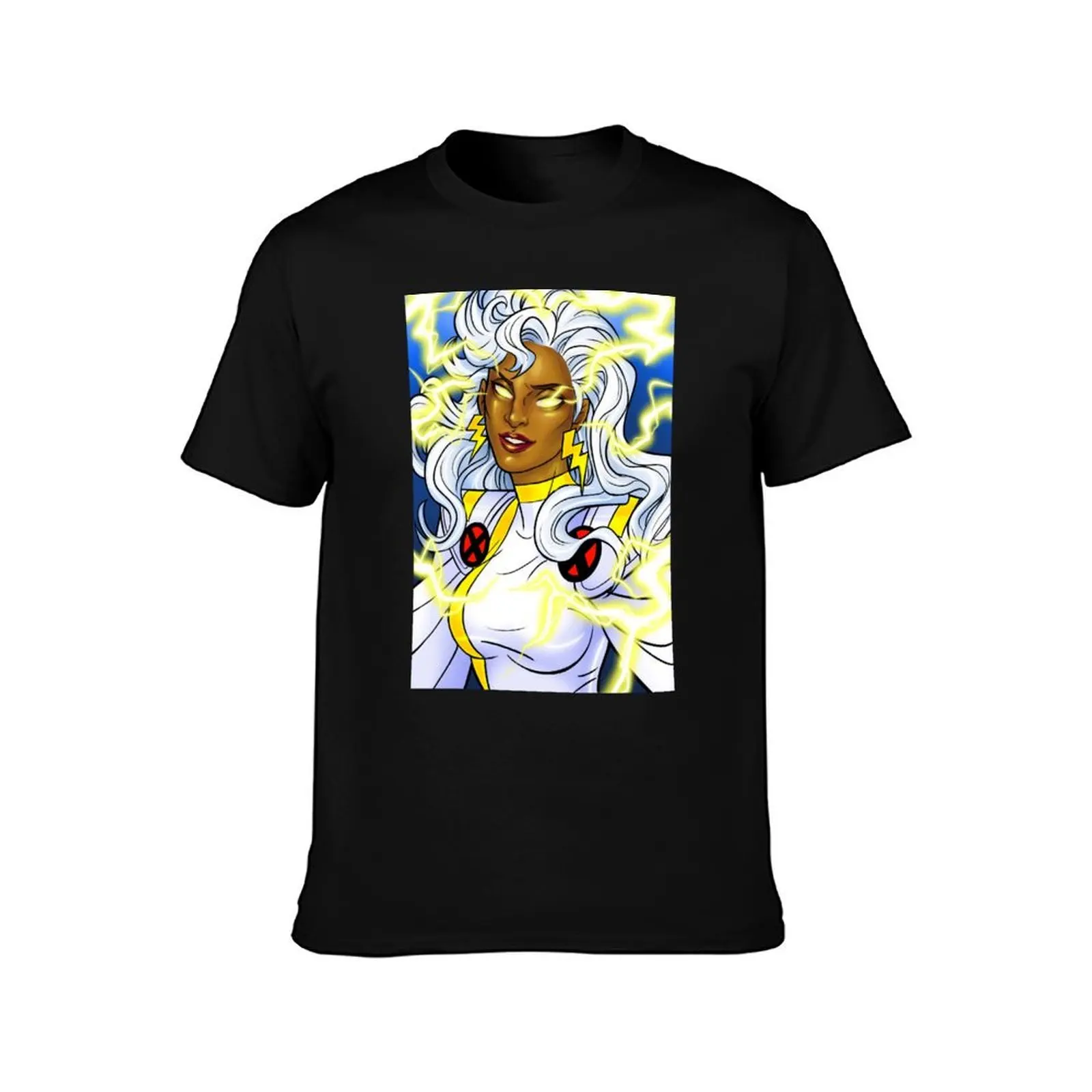 Mutant Detected - Thunderstorm T-Shirt Casual Loose Short Sleeve Tee for Men T-Shirt