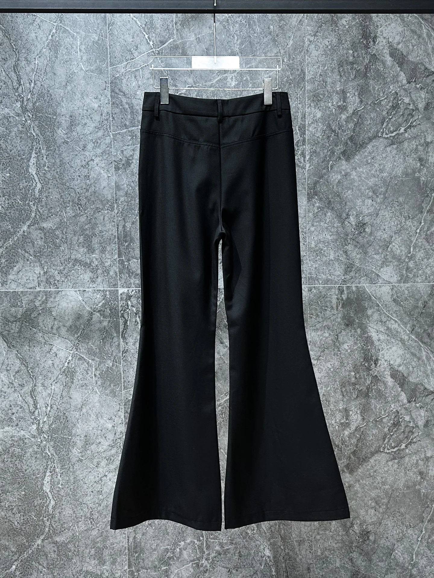 Men's 2025 Autumn New Rhinestone Straight Flared Pants Stylish Personality Trendy Trousers Male Pocket Handsome Diamond Pants