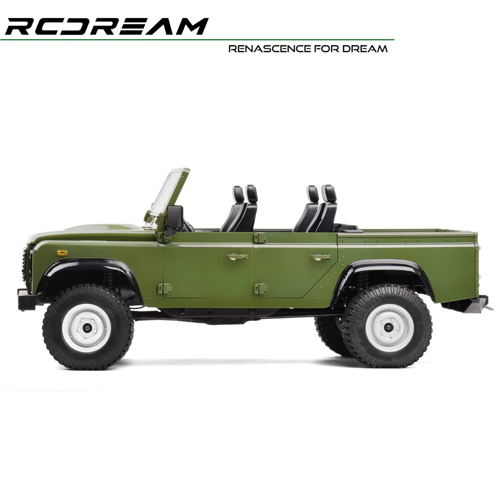 RCDream 324mm Classic Fender Kit For Wild-defender RD110 324mm Hard Body Option Upgrade parts #D1-324F-4D-RG/CY/TG