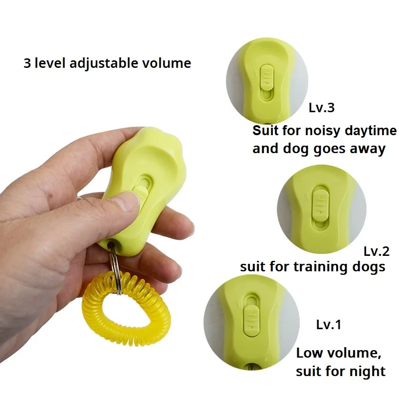 جهاز نقر لتدريب الحيوانات الأليفة بحجم قابل للتعديل على شكل مخلب #5