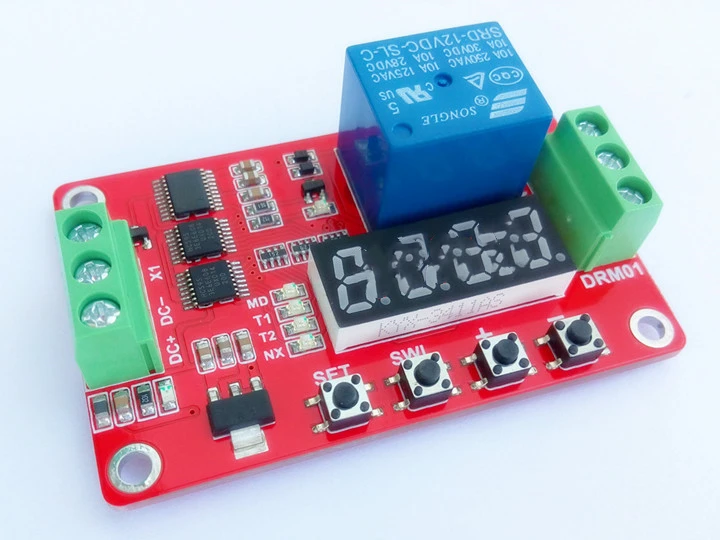 DRM01/ One Multi-function Relay Module/delay/self-locking/cycle/timing/time Relay