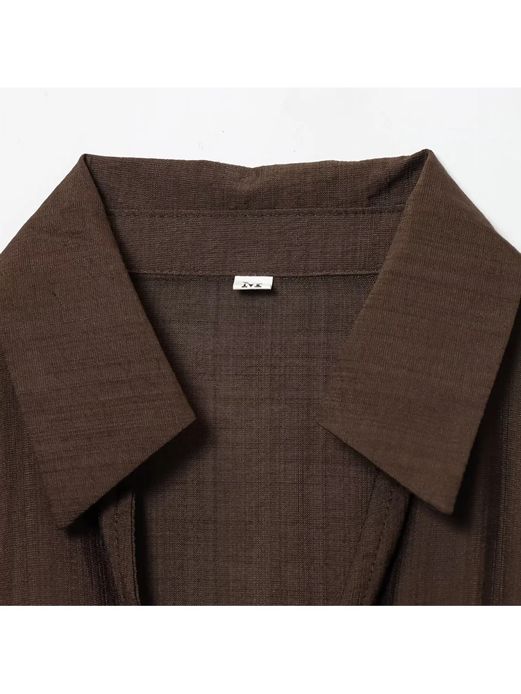 Femmes robe Sexy 2025 été automne nouveau sans manches col en v rides avec ceinture robe femmes mode élégante robe de soirée