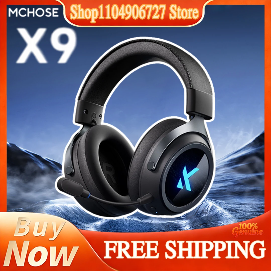 Esports Gaming Headset - MCHOSE X9 แกรนด์มาสเตอร์ชุดหูฟังสำหรับเล่นเกม C การ์ดเสียงมีเดียชิป 7.1