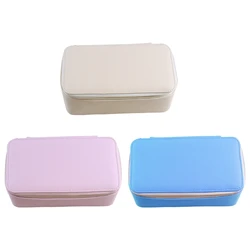 Leather Necklace Storage Box Jewelry Display Case Convenient Jewelry Organizing Case Suitable for Jewelry Bracelet Rings