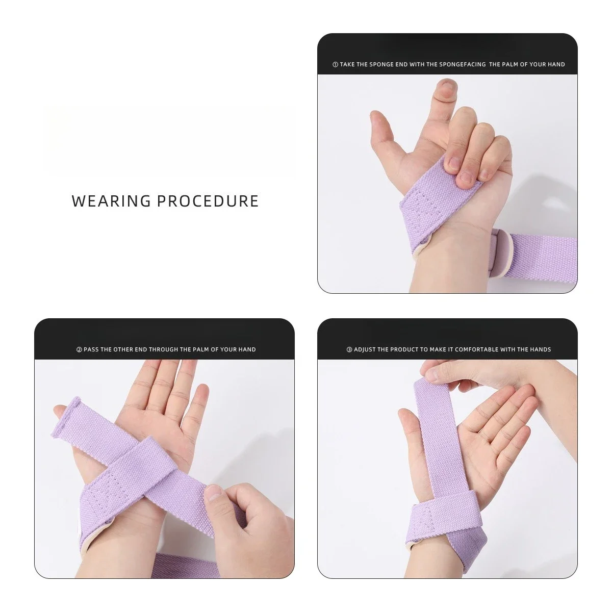 Fitness Rally Belt, Thickened Pull Up Assist Strap, Anti-Slip Wear Resistant Wrist Support for Weightlifting Training