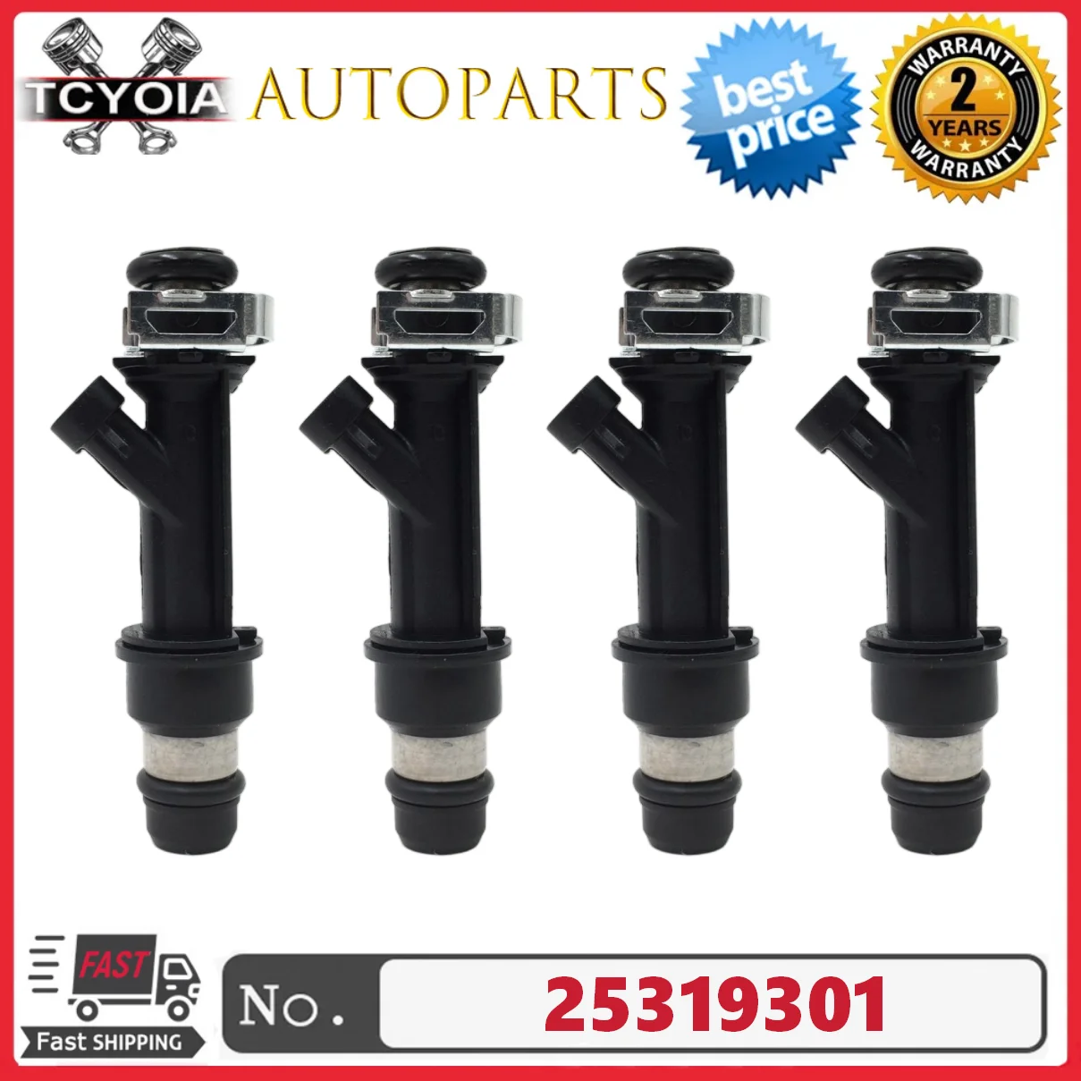 

4 шт./лот 25319300 25319301 Топливные форсунки с 1 отверстием Подходит для Buick Sail 1,6 для Chevrolet Corsa 1,0