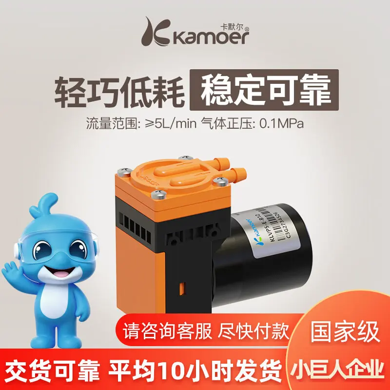 Diaphragm Air Pump KLVP5 DC Motor Gas Detection Miniature Diaphragm Pump 24v High Pressure Electric Air Pump