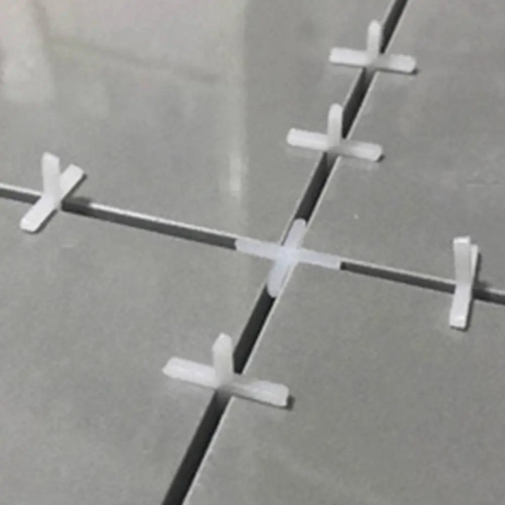 1000Pcs Cross Tile Spacers Ceramic Reusable Floor Positioning Tools Tile Leveling Accessories Tools for Tiles Floor Spacers
