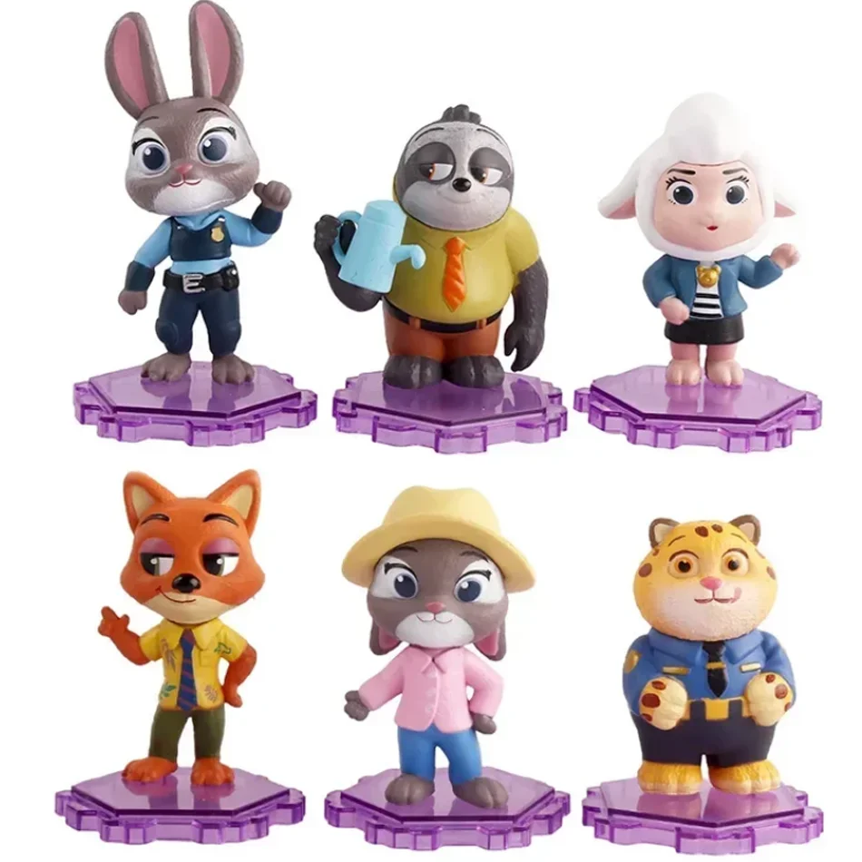 ベストセラー6個入りアニマルアクションフィギュア ウサギ キツネ マニアシリーズ デスクトップデコレーション |   コレクタブルモデル |   理想的な新年の贈り物