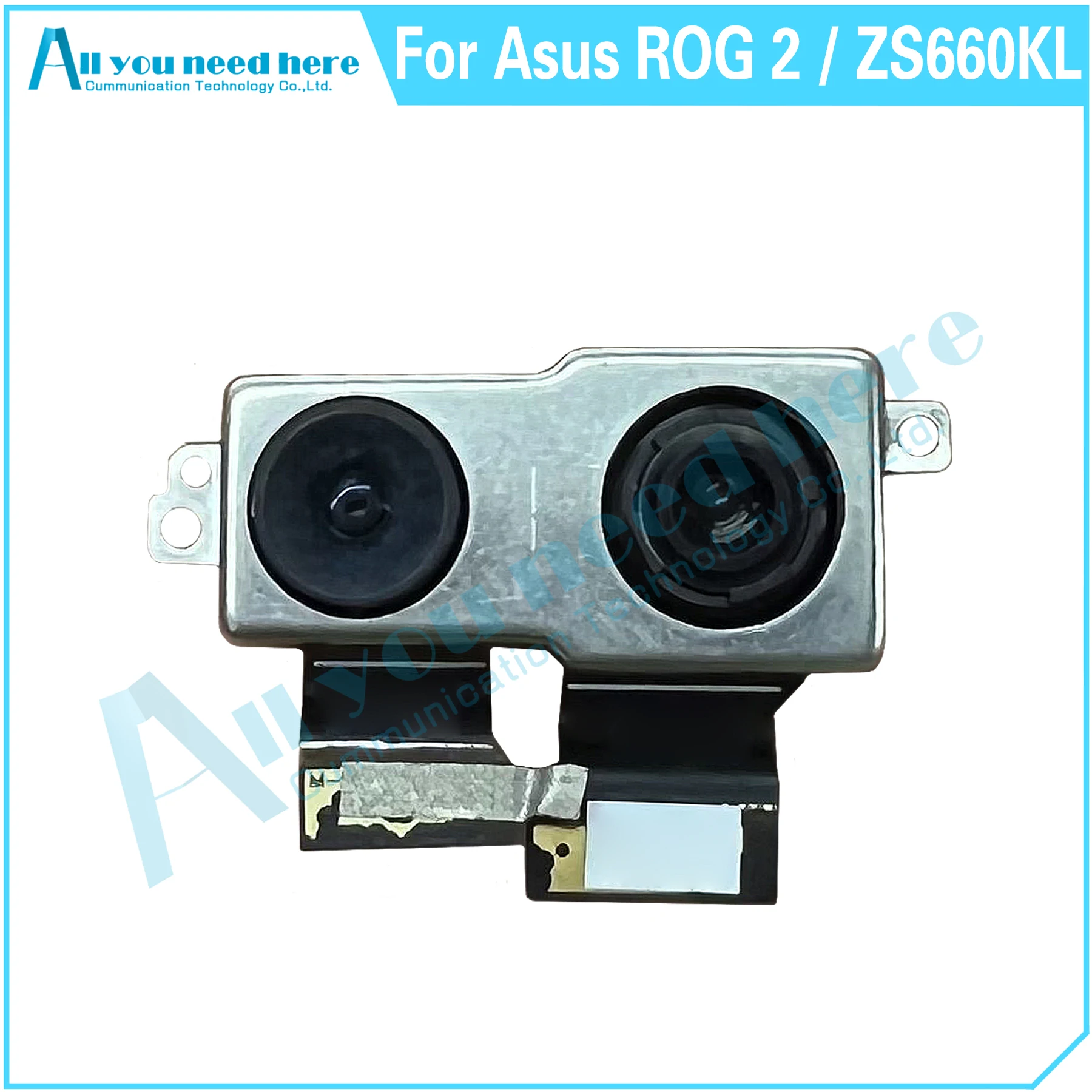 For Asus ROG Phone II ZS660KL Back Camera Big Camera Modules For Asus ROG 2 ROG2 Rear Camera Replacement