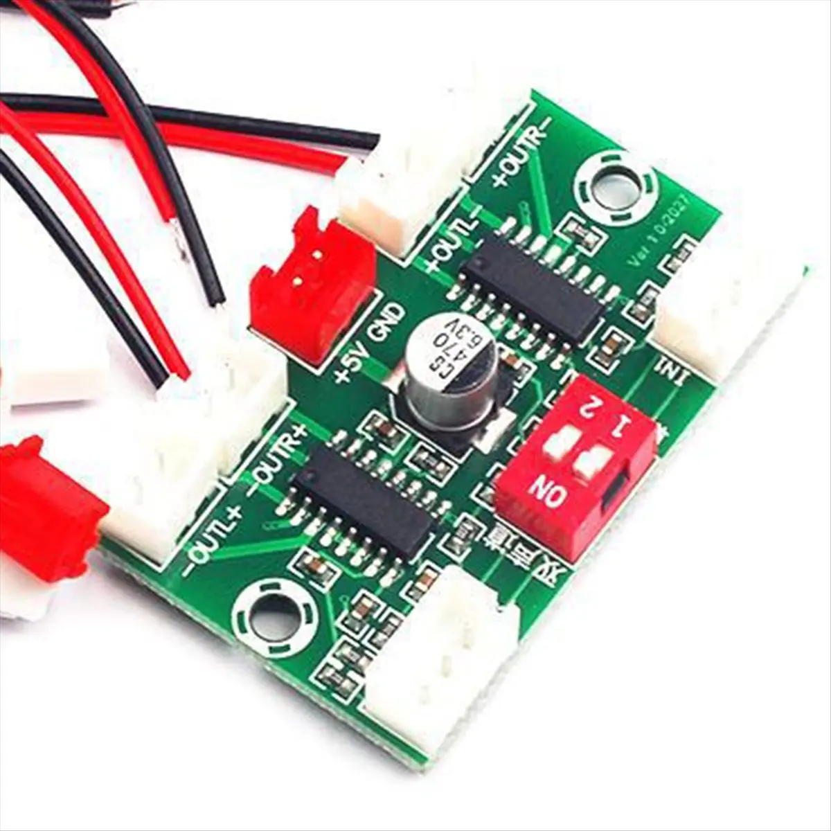 Super Sale PAM8403 Mini Digital Audio Amplifier Board 4 Channels 3W X 4 DC 5V Stereo Sound AMP A156 with Cable for Speaker